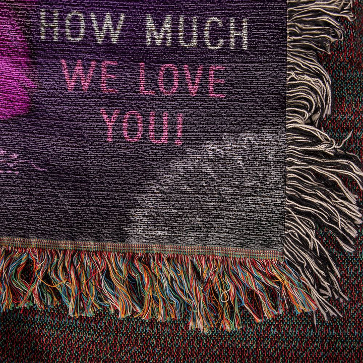 Mom | It Reminds Me How Much We Love You - Heirloom Woven Blanket 50" x 60"