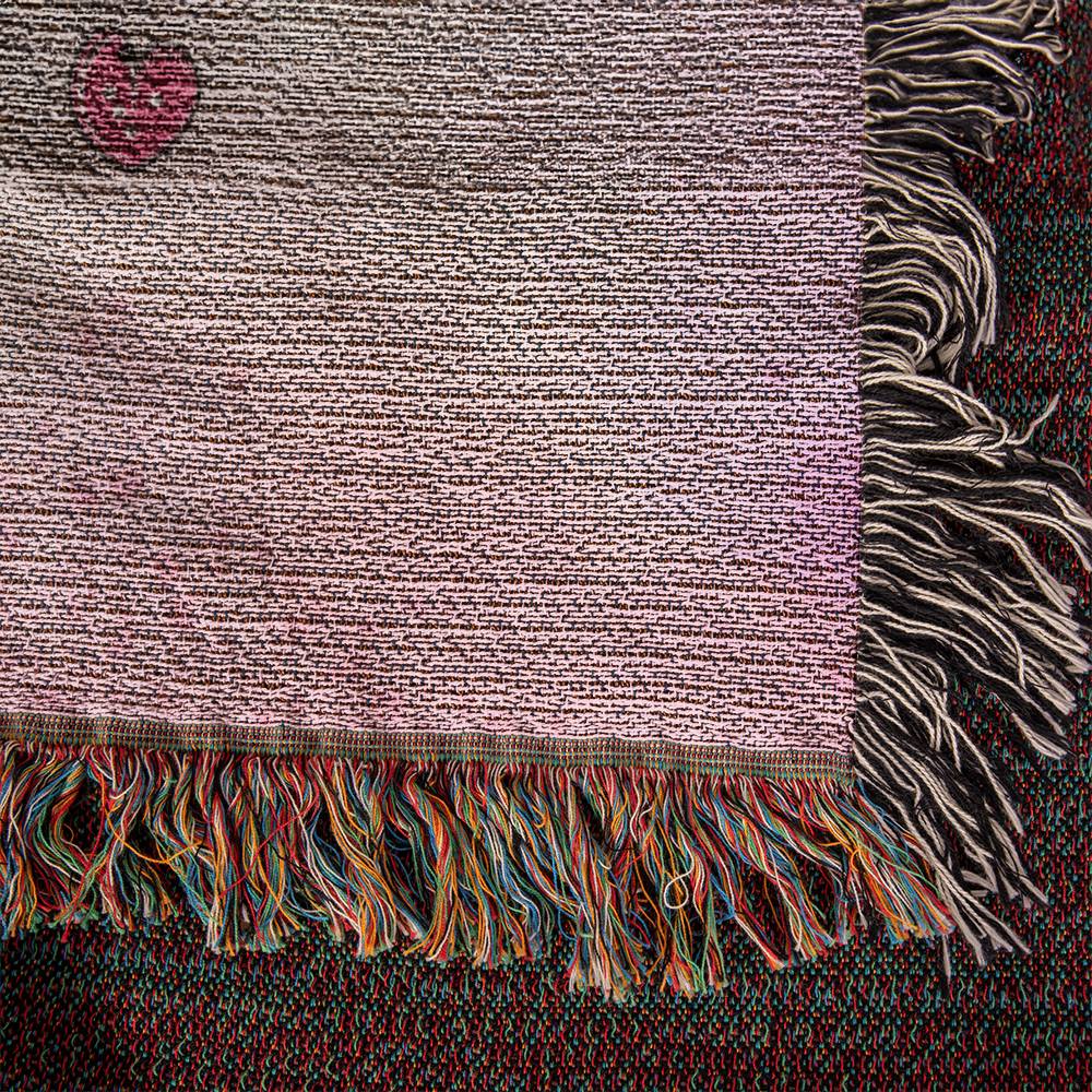 I Love You Mom - Heirloom Woven Blanket 60" x 50"