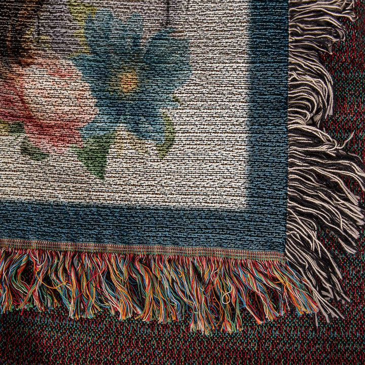 Mom | Everything I am, You helped me to be - Heirloom Woven Blanket 60" x 50"