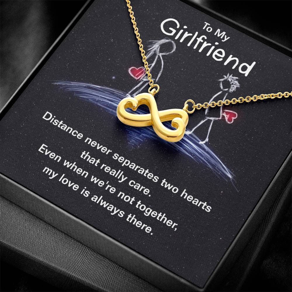 To My Girlfriend | Even when we're not together, My love is always there - Endless Love Necklace