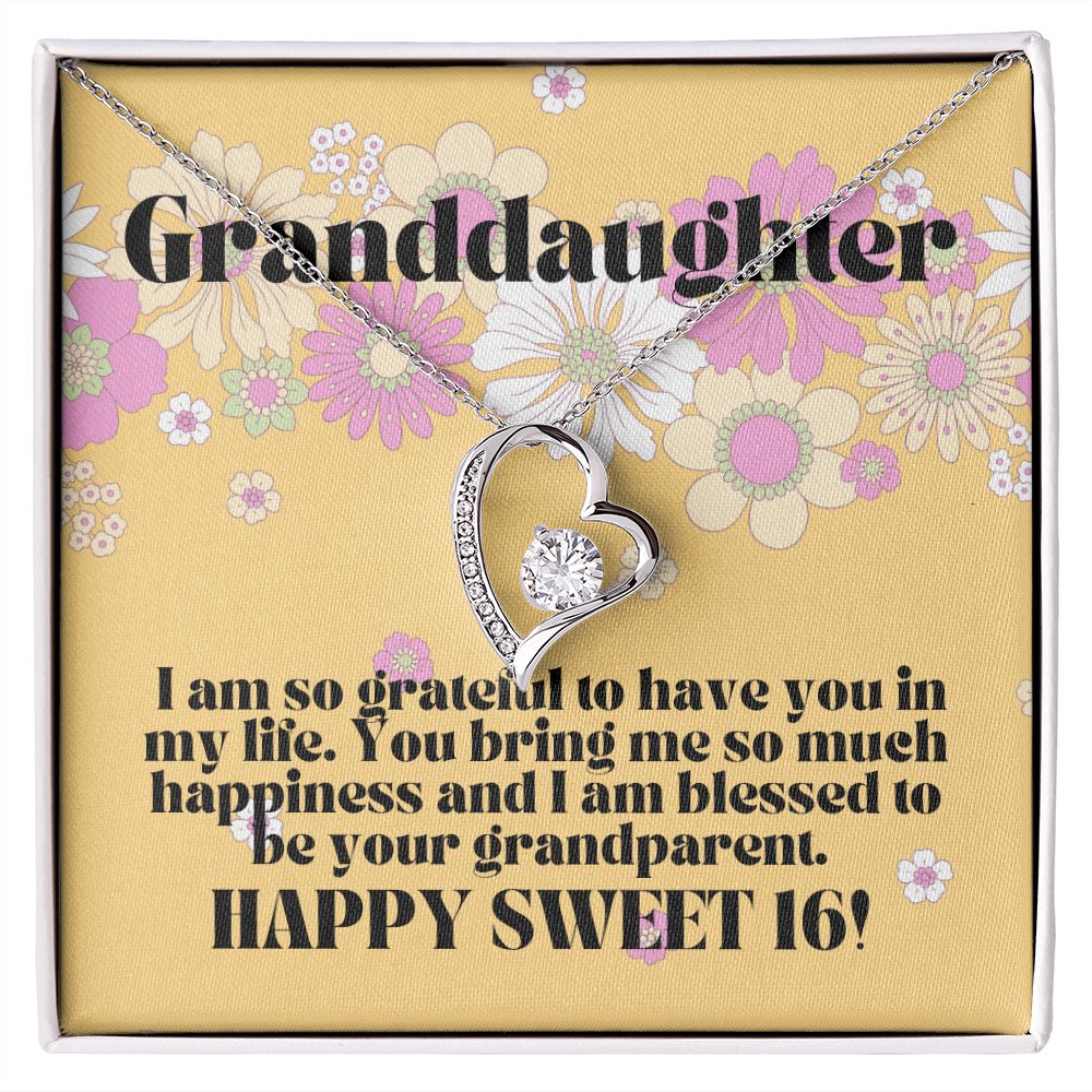 Granddaughter | I am so grateful to have you in my life - Forever Love Necklace