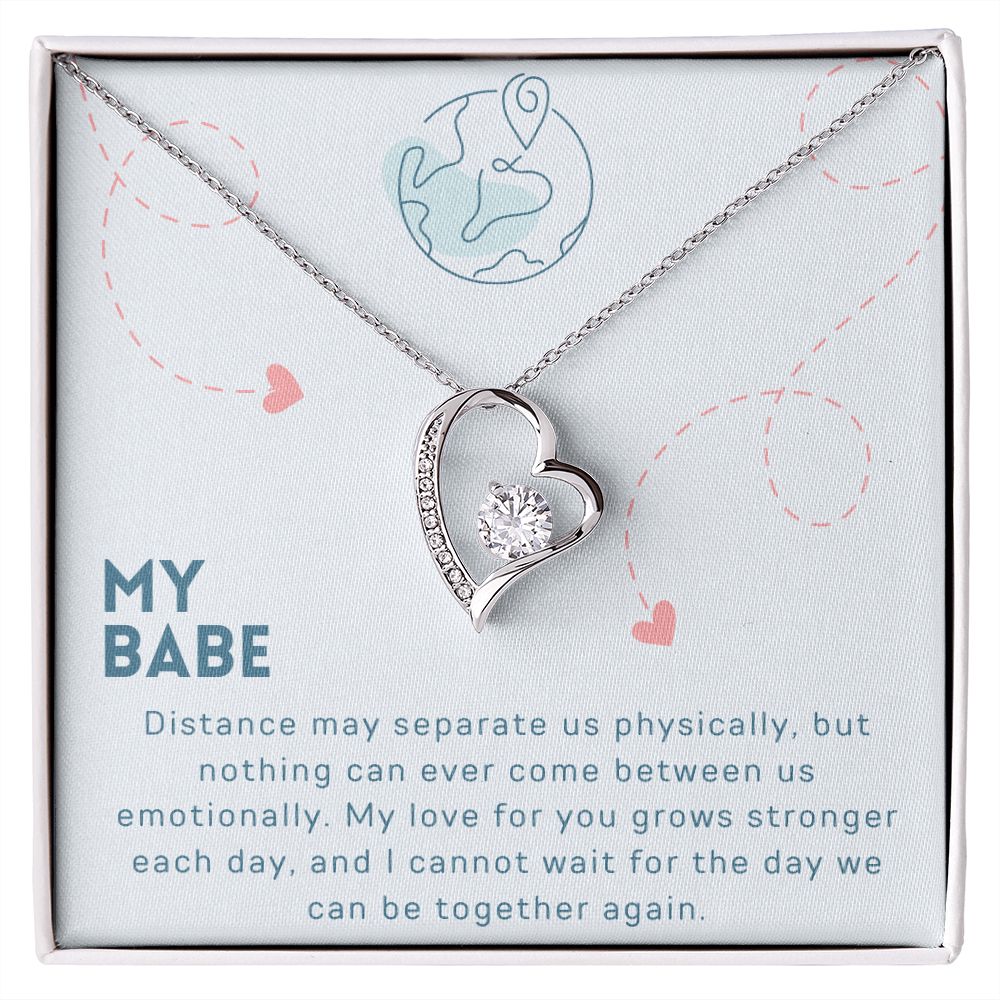 My Babe | I cannot wait for the day we can be together again - Forever Love Necklace