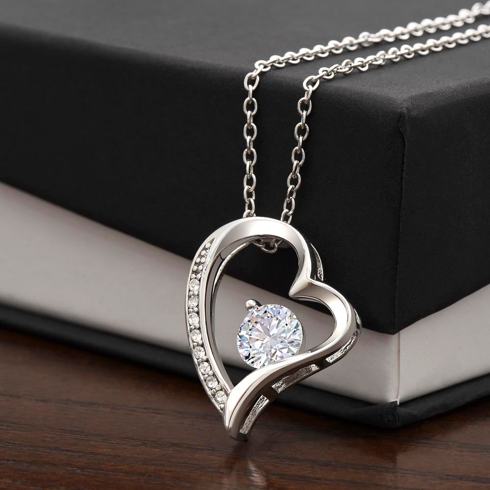 To My Bridesmaid | Thank you for standing by my side as my bridesmaid - Forever Love Necklace