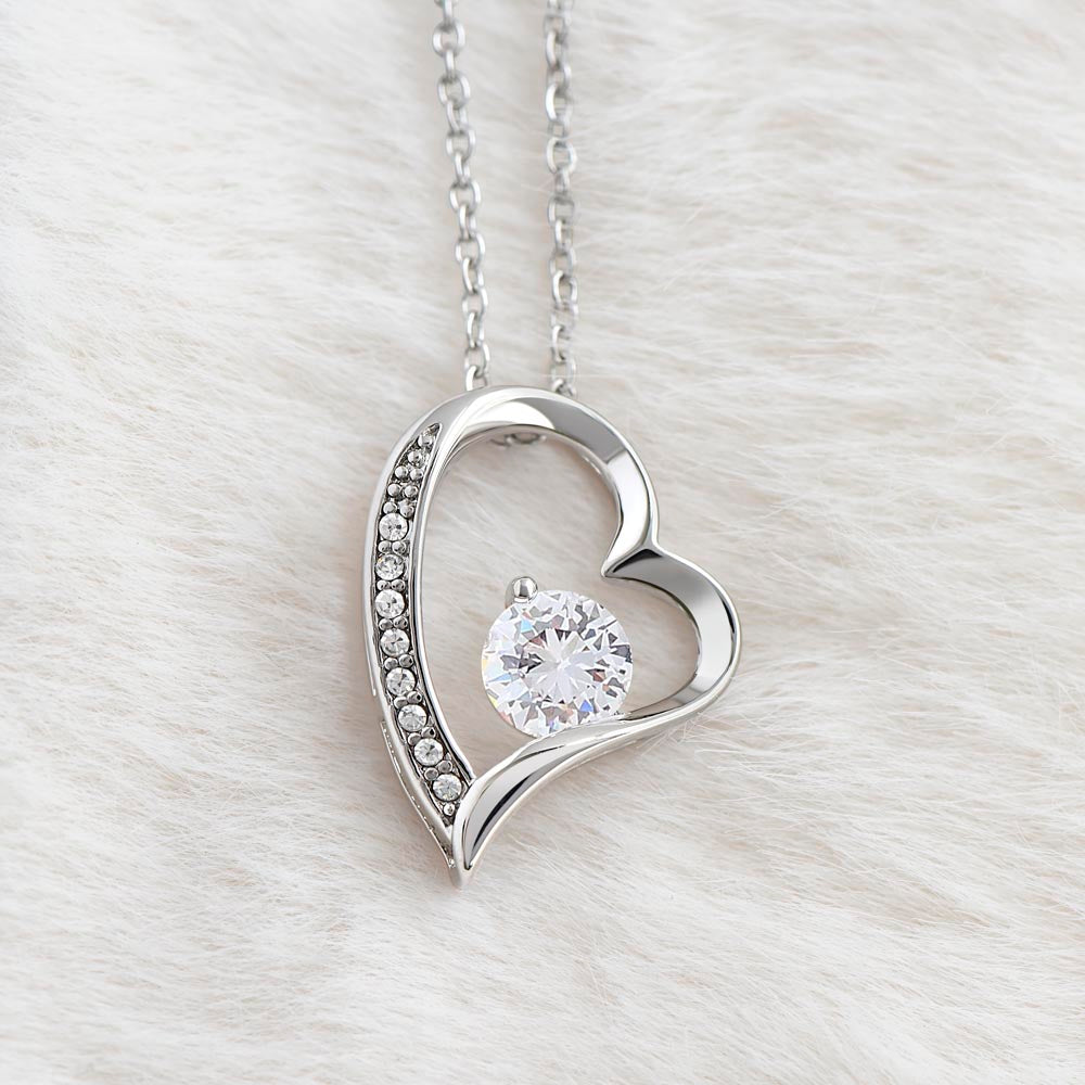 To My Grandmother | Grandmothers have ears that truly listen, arms that always hold, a love that's never ending and a heart made out of gold. - Forever Love Necklace
