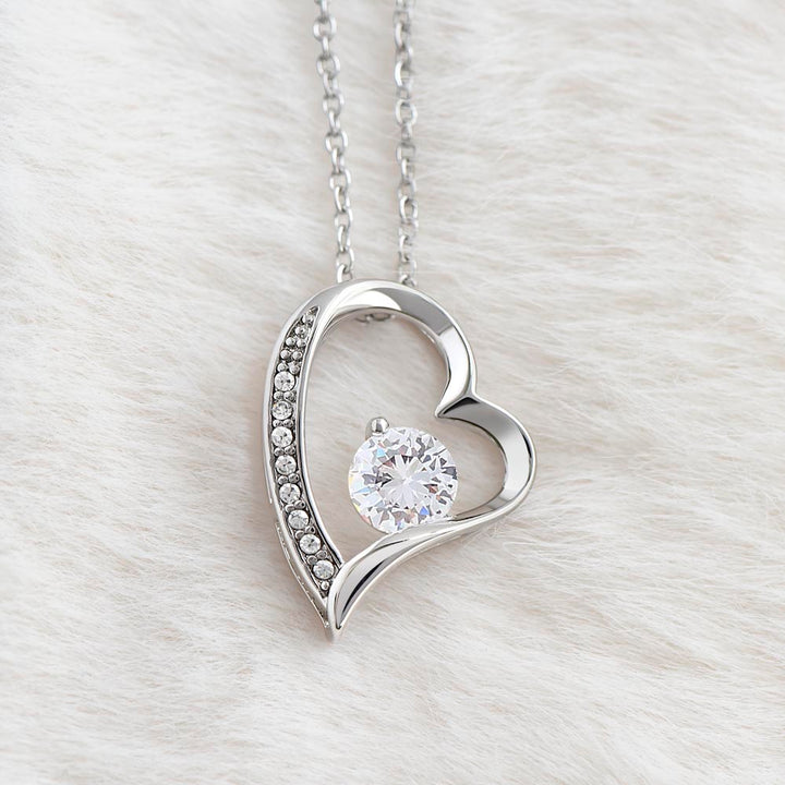 To My Grandmother | Grandmothers have ears that truly listen, arms that always hold, a love that's never ending and a heart made out of gold. - Forever Love Necklace