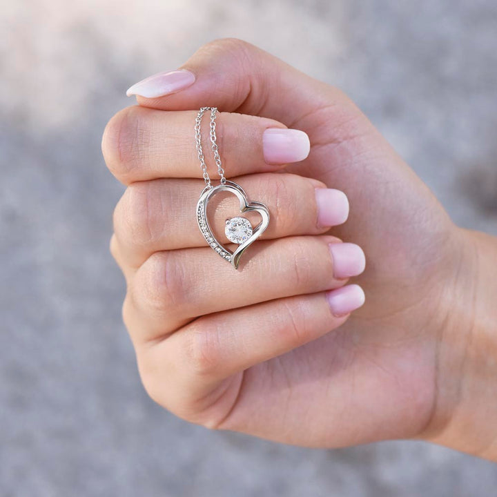 To My Grandmother | Grandmothers have ears that truly listen, arms that always hold, a love that's never ending and a heart made out of gold. - Forever Love Necklace