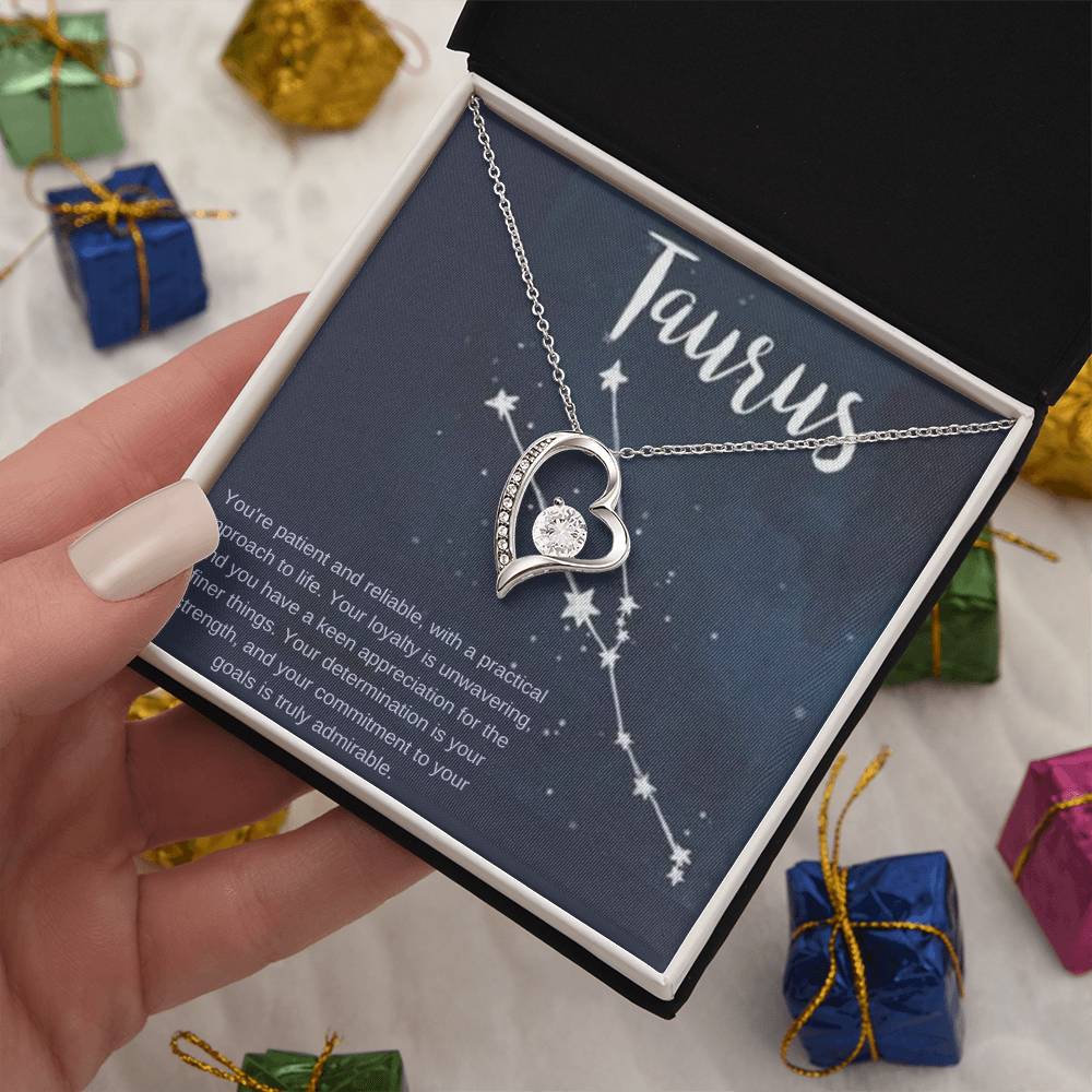 Taurus | You're patient and reliable, with a practical approach to life - Forever Love Necklace