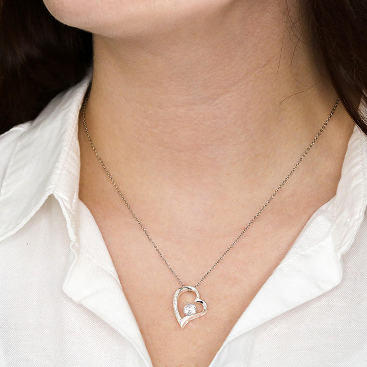 To My Bridesmaid | Thank you for standing by my side as my bridesmaid - Forever Love Necklace