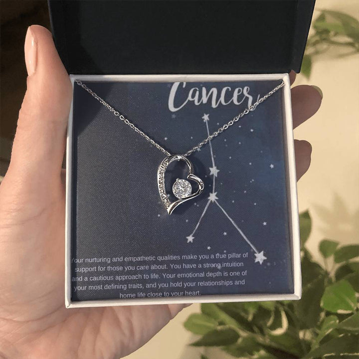 Cancer | Your nurturing and empathetic qualities make you a true pillar of support for those you care about - Forever Love Necklace