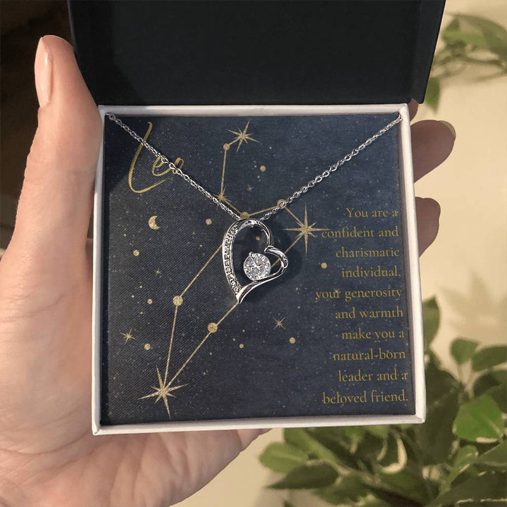 Leo | You are a confident and charismatic individual, your generosity and warmth make you a natural-born leader and a beloved friend. - Forever Love Necklace