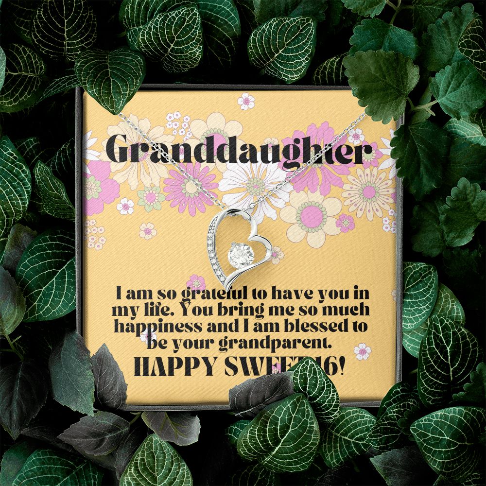 Granddaughter | I am so grateful to have you in my life - Forever Love Necklace