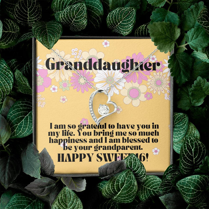 Granddaughter | I am so grateful to have you in my life - Forever Love Necklace