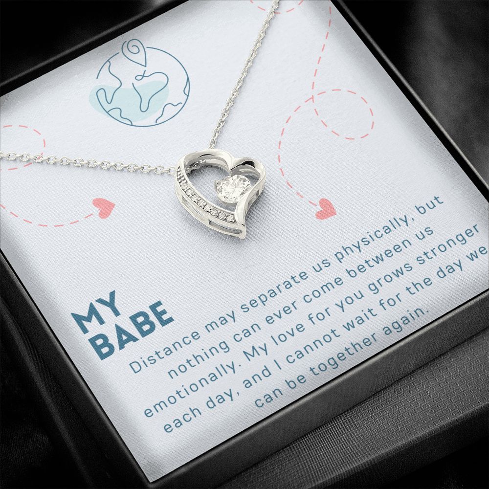 My Babe | I cannot wait for the day we can be together again - Forever Love Necklace