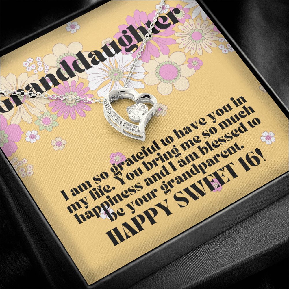 Granddaughter | I am so grateful to have you in my life - Forever Love Necklace