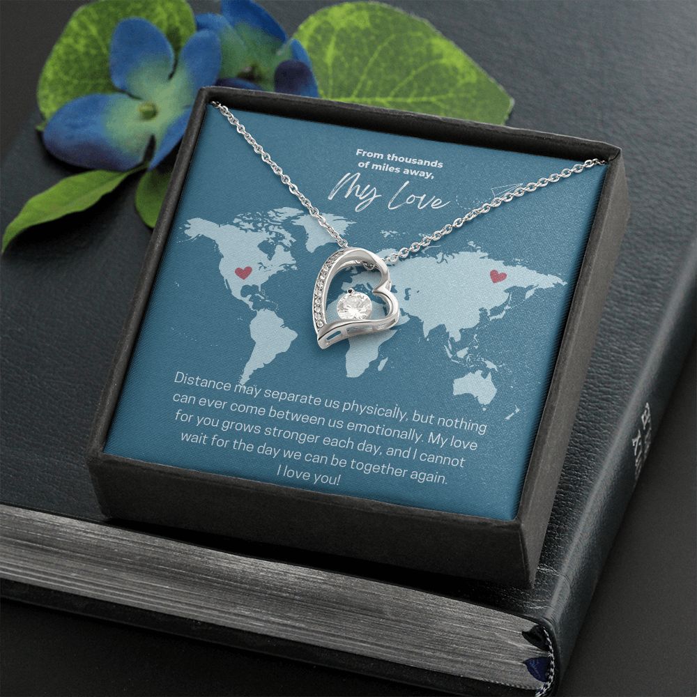 My Love | From Thousands of Miles Away - Forever Love Necklace