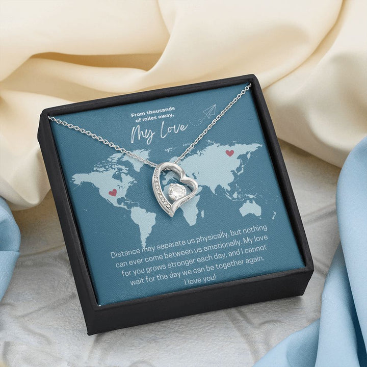 My Love | From Thousands of Miles Away - Forever Love Necklace