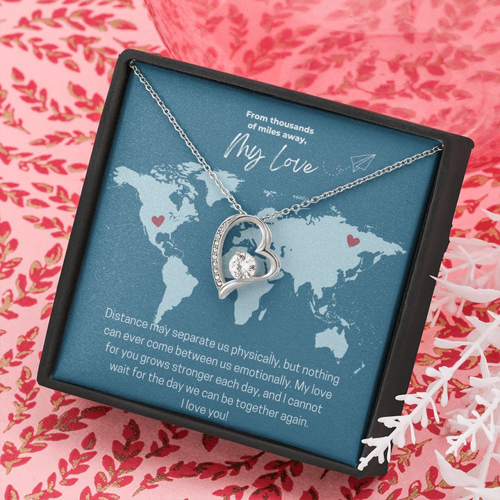 My Love | From Thousands of Miles Away - Forever Love Necklace