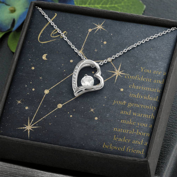 Leo | You are a confident and charismatic individual, your generosity and warmth make you a natural-born leader and a beloved friend. - Forever Love Necklace