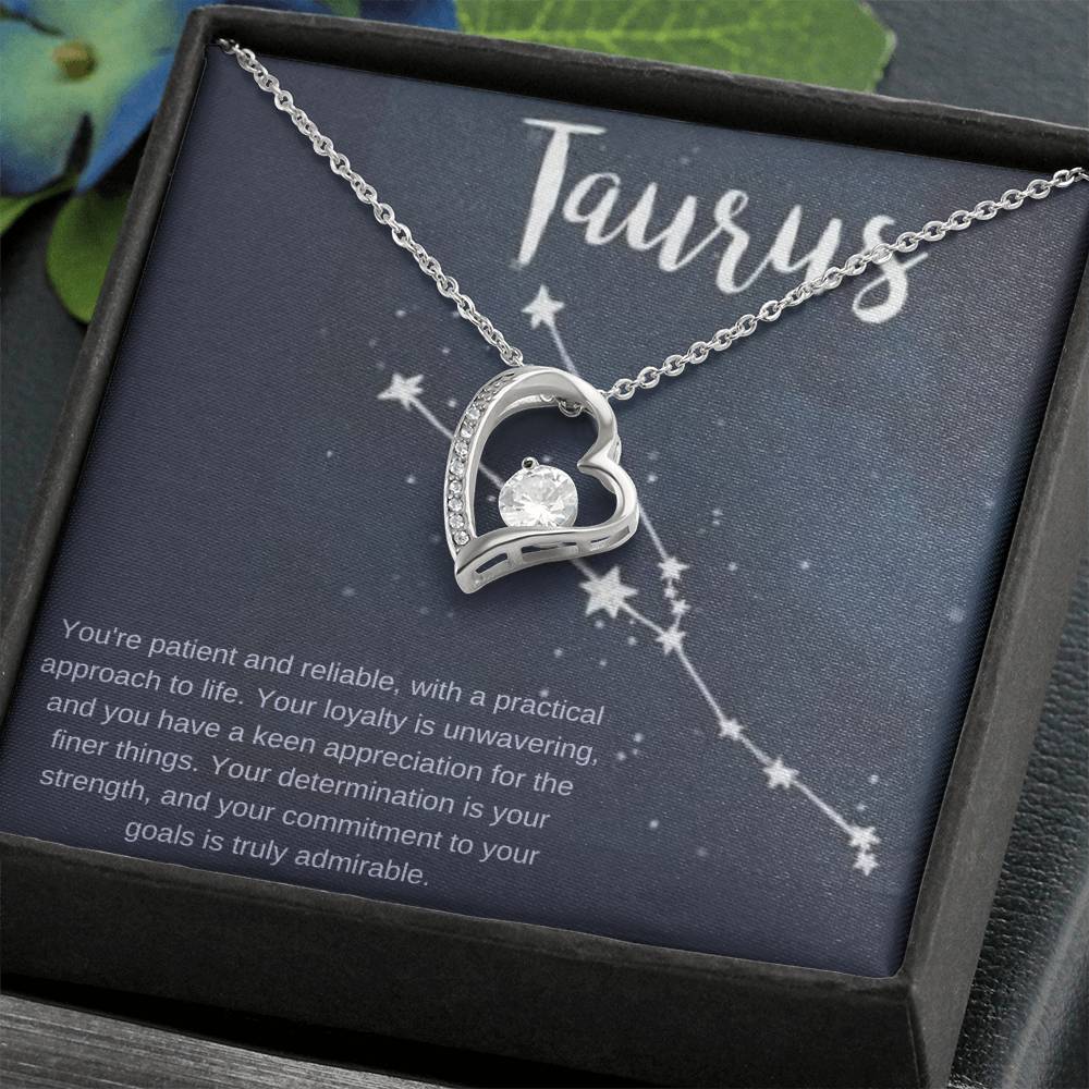 Taurus | You're patient and reliable, with a practical approach to life - Forever Love Necklace