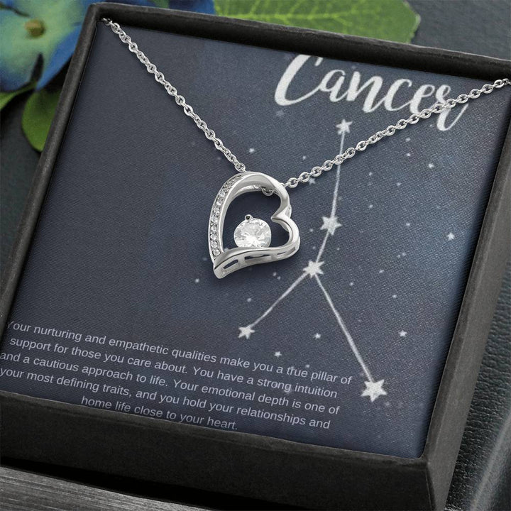 Cancer | Your nurturing and empathetic qualities make you a true pillar of support for those you care about - Forever Love Necklace