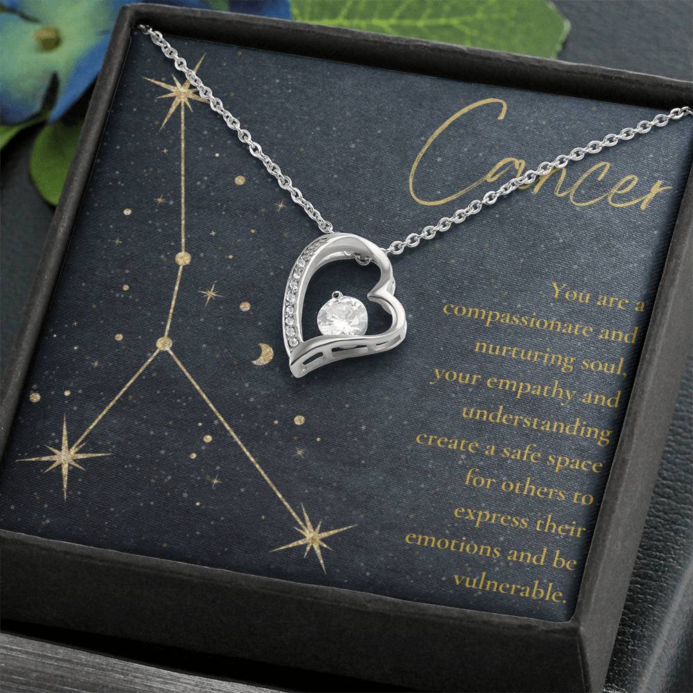 Cancer | You are a compassionate and nurturing soul, your empathy and understanding create a safe space for others to express their emotions and be vulnerable - Forever Love Necklace