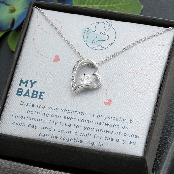 My Babe | I cannot wait for the day we can be together again - Forever Love Necklace