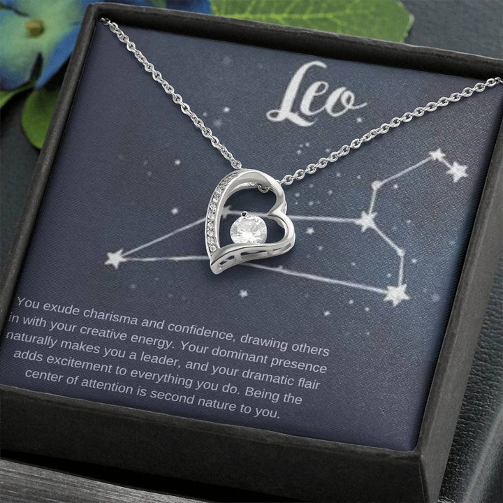 Leo | You exude charisma and confidence, drawing others in with your creative energy - Forever Love Necklace