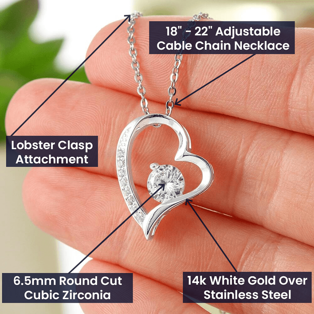 To My Beautiful Nurse Wife | No matter what happens, no matter where you are. I will forever always be yours and only yours. - Forever Love Necklace