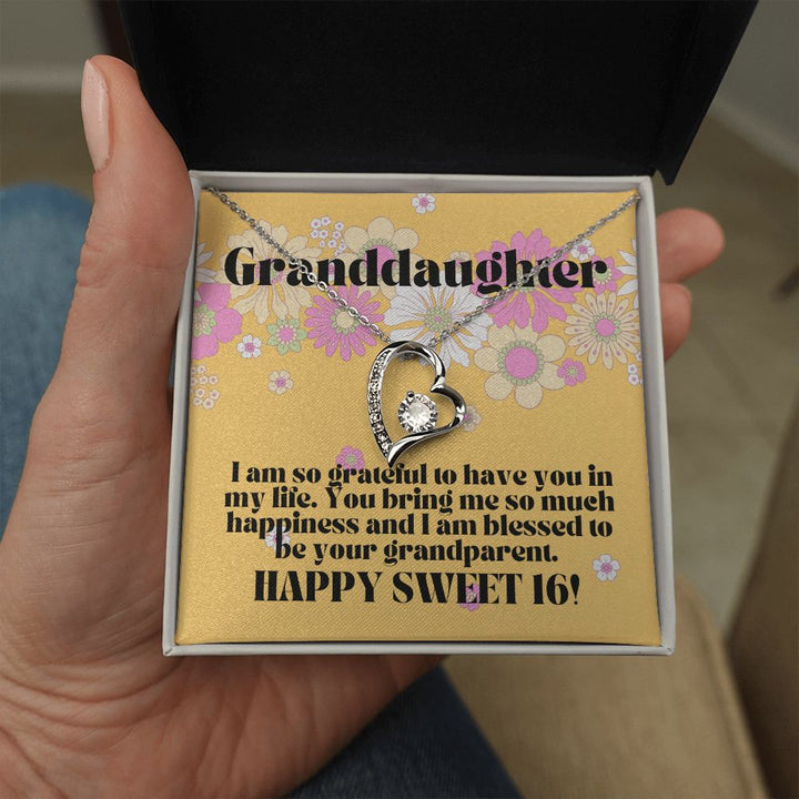 Granddaughter | I am so grateful to have you in my life - Forever Love Necklace