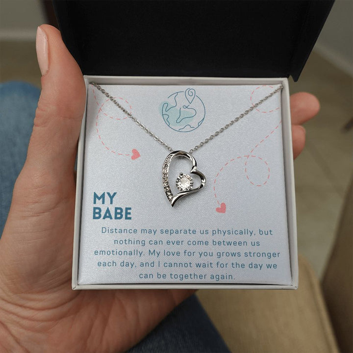 My Babe | I cannot wait for the day we can be together again - Forever Love Necklace