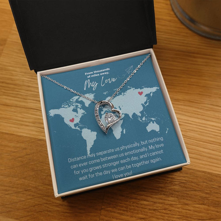 My Love | From Thousands of Miles Away - Forever Love Necklace