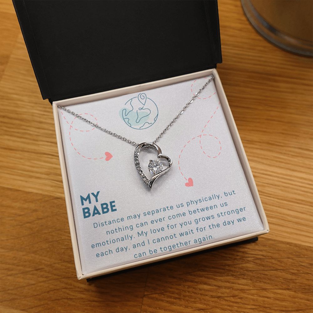 My Babe | I cannot wait for the day we can be together again - Forever Love Necklace