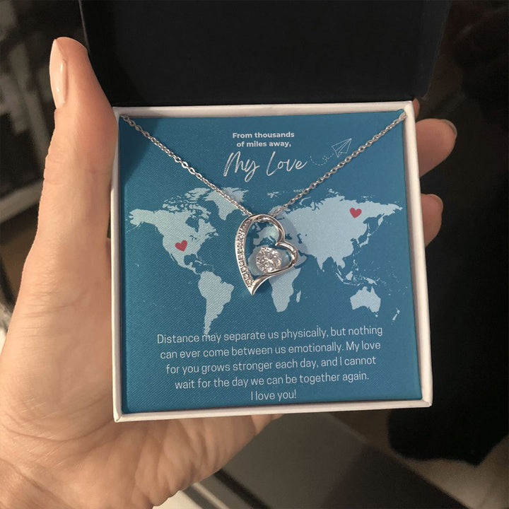 My Love | From Thousands of Miles Away - Forever Love Necklace