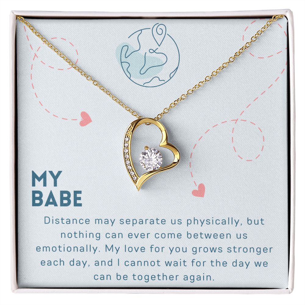 My Babe | I cannot wait for the day we can be together again - Forever Love Necklace