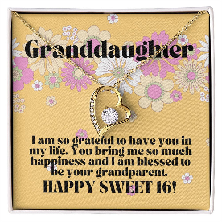 Granddaughter | I am so grateful to have you in my life - Forever Love Necklace