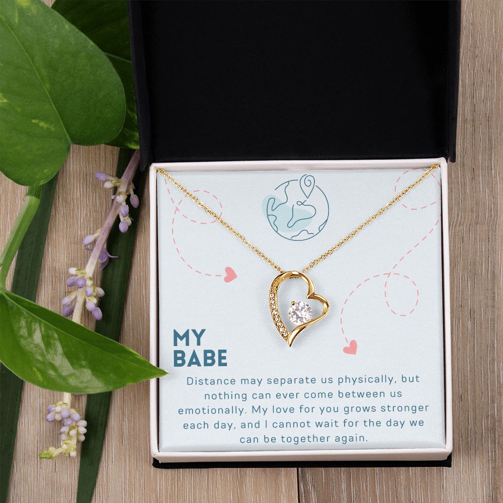 My Babe | I cannot wait for the day we can be together again - Forever Love Necklace