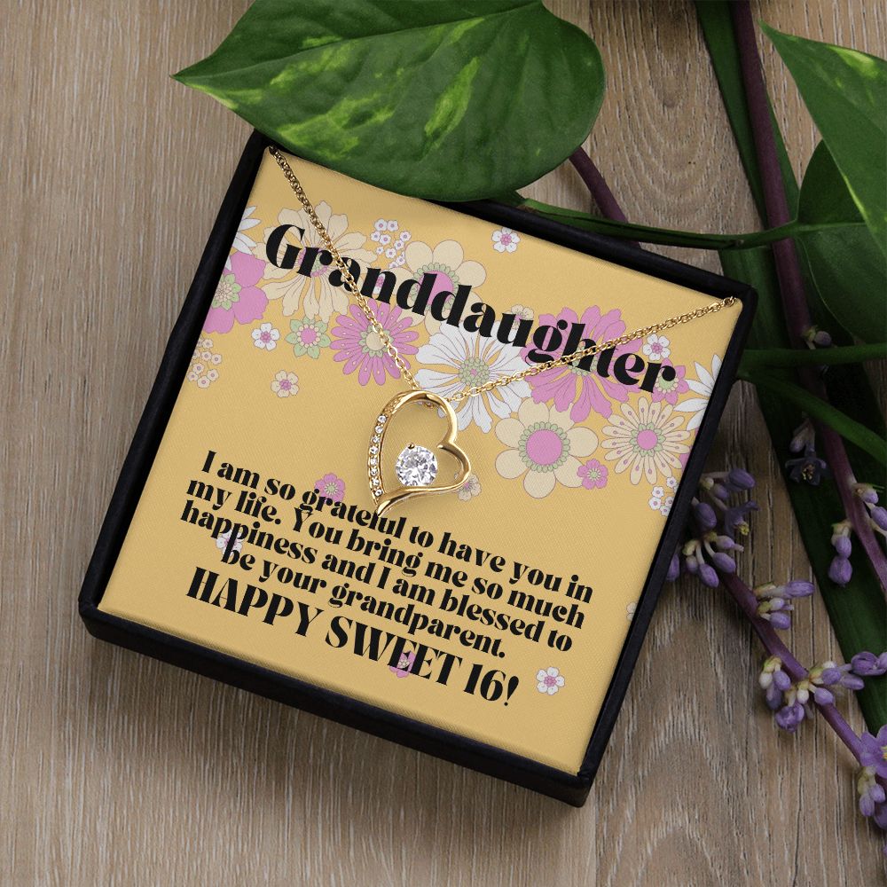 Granddaughter | I am so grateful to have you in my life - Forever Love Necklace