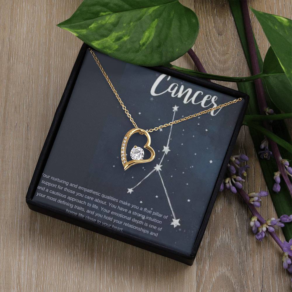 Cancer | Your nurturing and empathetic qualities make you a true pillar of support for those you care about - Forever Love Necklace