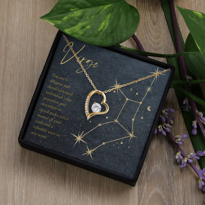 Virgo | You are a diligent and detail-oriented individual, your precision and attention to detail make you a master of your craft and a valuable asset to any team. - Forever Love Necklace