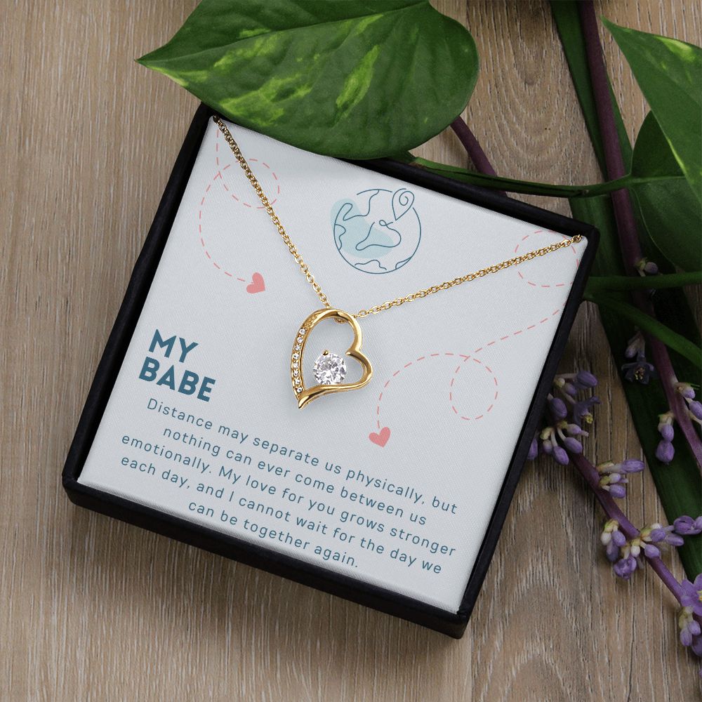 My Babe | I cannot wait for the day we can be together again - Forever Love Necklace