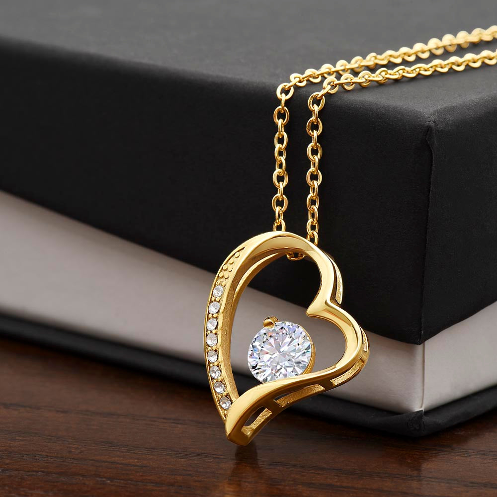 Soulmate | My heart beats for you, and my love for you grows stronger with each passing day - Forever Love Necklace