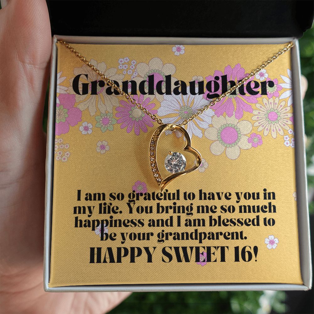 Granddaughter | I am so grateful to have you in my life - Forever Love Necklace