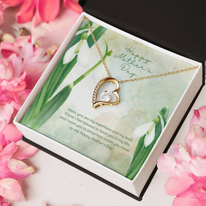 Happy Mother's Day | I want you to know how much you mean to me, Mom - Forever Love Necklace