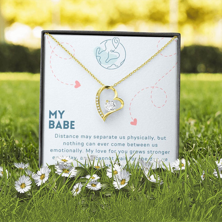 My Babe | I cannot wait for the day we can be together again - Forever Love Necklace