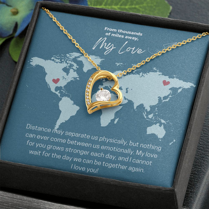 My Love | From Thousands of Miles Away - Forever Love Necklace