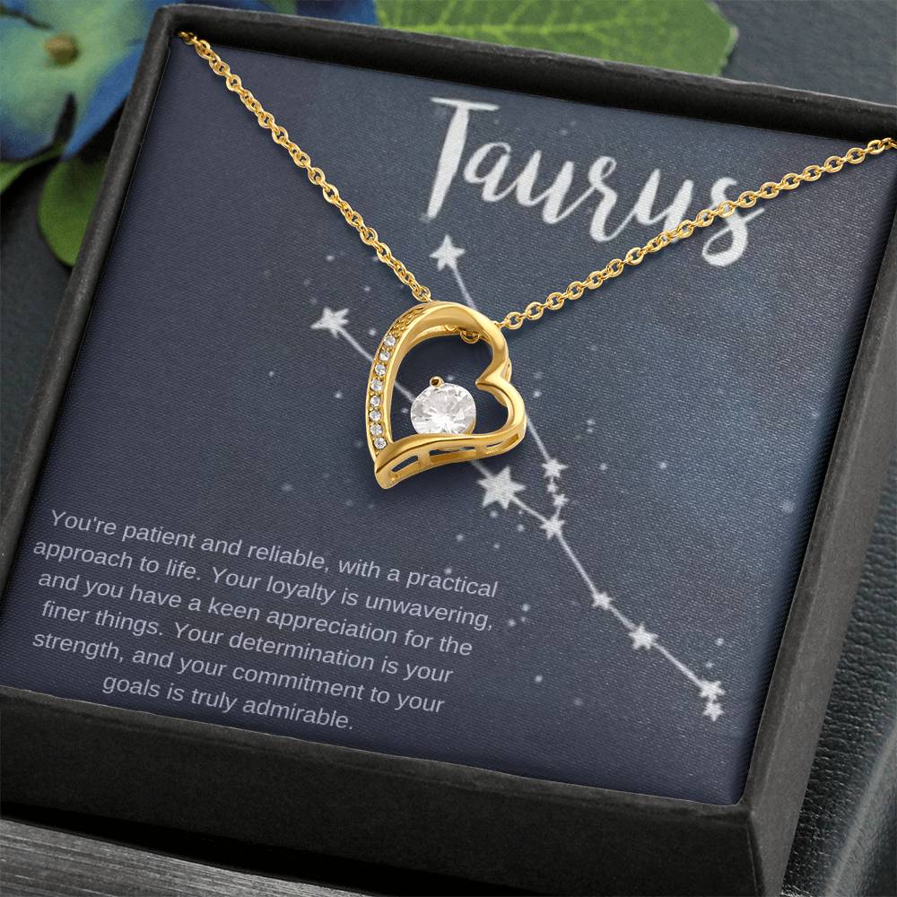 Taurus | You're patient and reliable, with a practical approach to life - Forever Love Necklace