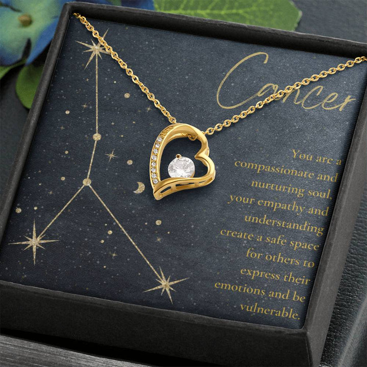 Cancer | You are a compassionate and nurturing soul, your empathy and understanding create a safe space for others to express their emotions and be vulnerable - Forever Love Necklace