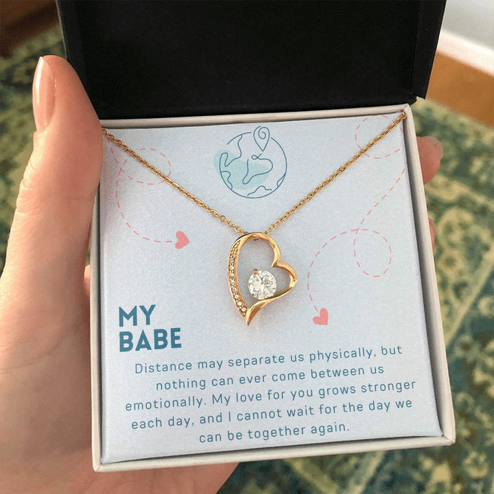 My Babe | I cannot wait for the day we can be together again - Forever Love Necklace