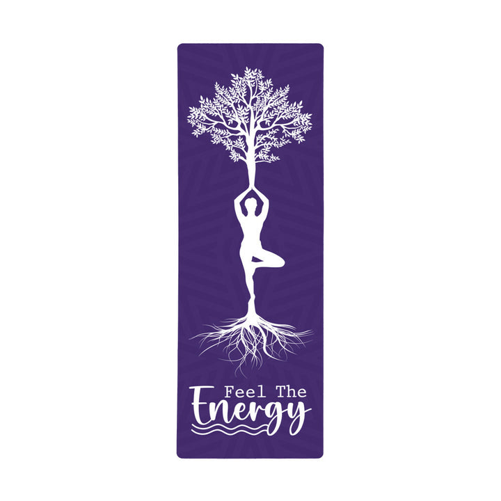 Feel The Energy - Rubber Yoga Mat