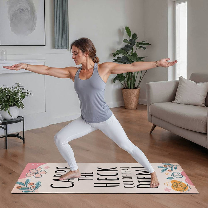 Carpe The Heck Out of That Diem - Rubber Yoga Mat